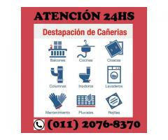 Destapacion cloacas Liniers